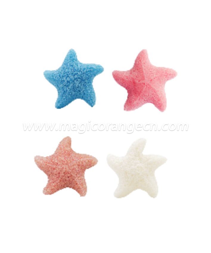 KJ1004 Konjac Sponge starfish for baby